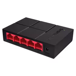 Hub Switch Mercusys 05 Portas MS105G 10/100MBPS - Preto