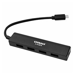 Adaptador Hub Satellite A-HUB15 USB-C a USB-A 4 em 1 - Preto