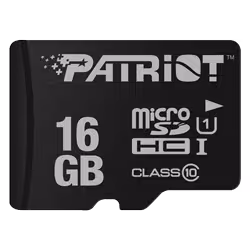 Cartão de Memória Micro SD Patriot LX Series 16GB 80MBs - PSF16GMDC10