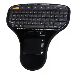 Controle Para Receptor Smart Remote Mini Wireless Keyboard N5903 - Preto