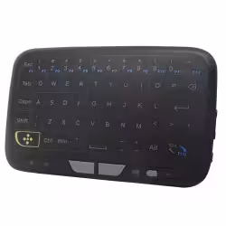 Controle Smart Remote Mini Touchpad H18 Keyboard para Receptor Wireless - Preto
