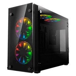 Gabinete Gamemax Stratos ITX - Preto