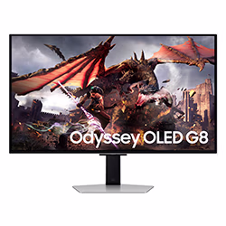 Monitor Gamer Samsung Odyssey G8 LS32DG802SNXZA 32" Ultrawide 4K Ultra HD 240Hz OLED - Preto