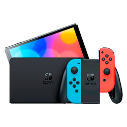 Console Nintendo Switch OLED 64GB Japonês - Neon (HEG-S-KABAA)