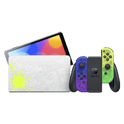 Console Nintendo Switch OLED Splatoon 3 64GB Japonês - HEG-S-KCAAA