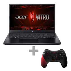 Notebook Gamer Acer Nitro 5 ANV15-51-93PU 15.6" Intel Core i9-13900 512GB SSD 16GB RAM NVIDIA GeForce RTX 4060 + Controle - Preto