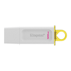 Pendrive Kingston Exodia 128GB USB 3.2 - Branco KC-U2G128-5R
