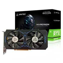 Placa de Vídeo Arktek Hyperion NVIDIA GeForce RTX-3050 8GB GDDR6 - AKN3050D6S8GH1