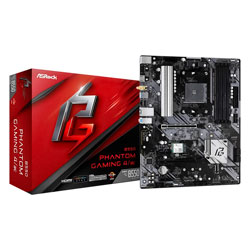 Placa Mãe Asrock B550 Phantom Gaming 4/ac DDR4 Socket AM4 Chipset AMD B550 ATX