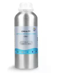 Resina Creality Low 500g Alumínio para Impressora 3D Creality - Preto