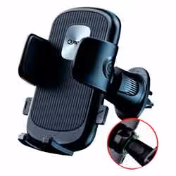 Suporte para Celular Quanta AirGrip QTSCA50 360° 4" a 7" - Preto